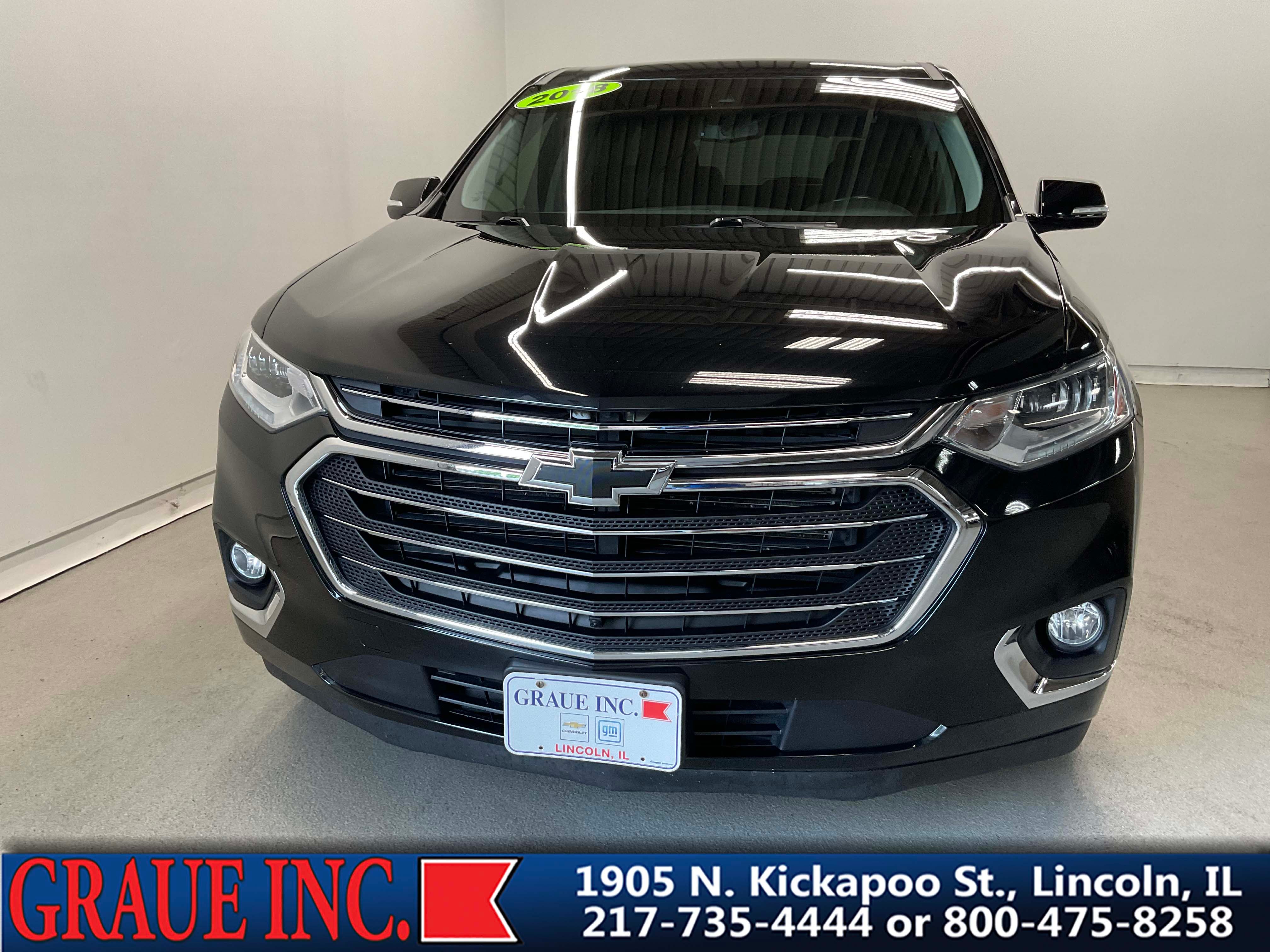 Used 2018 Chevrolet Traverse Premier with VIN 1GNEVJKW6JJ196432 for sale in Lincoln, IL